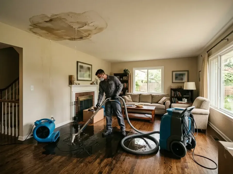 attic-pipe-burst-ceiling-drip-008 — frequently asked questions, Water Damage Restoration & Carpet Care in Swartz Creek, MI